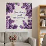 Maxbell 2Pcs Flower Wall Decal Decorative PVC Background for Classroom TV Background
