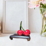 Maxbell 2x Fruit Cherry Statue Cherry Sculpture for Office Car Dashboard Dining Room