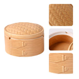 Maxbell Ashtray Steamer Design Ornament Ash Holder with Lid for Indoor Desktop Patio