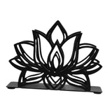 Maxbell Lotus Napkin Holder Vintage Metal Organizer for Farmhouse Restaurant Kitchen