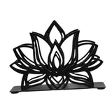 Maxbell Lotus Napkin Holder Vintage Metal Organizer for Farmhouse Restaurant Kitchen