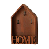 Maxbell Key Holder Wall Mounted Crafts Entryway Hanging Shelf for Holds Hats Clothes
