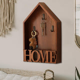 Maxbell Key Holder Wall Mounted Crafts Entryway Hanging Shelf for Holds Hats Clothes