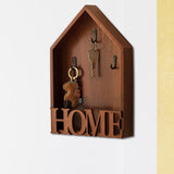 Maxbell Key Holder Wall Mounted Crafts Entryway Hanging Shelf for Holds Hats Clothes