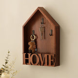 Maxbell Key Holder Wall Mounted Crafts Entryway Hanging Shelf for Holds Hats Clothes