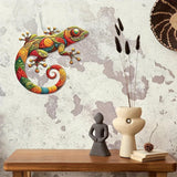 Maxbell Gecko Metal Wall Art Decor Modern Art Crafts for Indoor Outdoor Office Fence