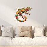 Maxbell Gecko Metal Wall Art Decor Modern Art Crafts for Indoor Outdoor Office Fence