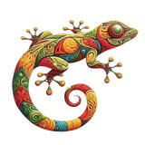 Maxbell Gecko Metal Wall Art Decor Modern Art Crafts for Indoor Outdoor Office Fence