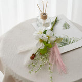 Maxbell Artificial Lily Bouquet Home Decor for Table Centerpiece Bedroom Office
