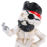 Maxbell Halloween Skeleton Statue Crafts Resin Figurine for Indoor Housewarming Desk