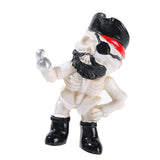 Maxbell Halloween Skeleton Statue Crafts Resin Figurine for Indoor Housewarming Desk