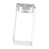 Maxbell Candle Holder DIY Crafts Decoration Versatile Clear for Home Parties Desktop Height 10 cm