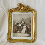 Maxbell Ornate Picture Frame Tabletop Display Mirrored Home Decor Luxury Retro Style