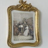 Maxbell Ornate Picture Frame Tabletop Display Mirrored Home Decor Luxury Retro Style