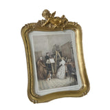 Maxbell Ornate Picture Frame Tabletop Display Mirrored Home Decor Luxury Retro Style