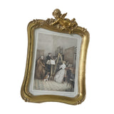 Maxbell Ornate Picture Frame Tabletop Display Mirrored Home Decor Luxury Retro Style