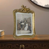 Maxbell Ornate Picture Frame Tabletop Display Mirrored Home Decor Luxury Retro Style