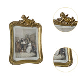 Maxbell Ornate Picture Frame Tabletop Display Mirrored Home Decor Luxury Retro Style
