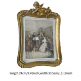 Maxbell Ornate Picture Frame Tabletop Display Mirrored Home Decor Luxury Retro Style