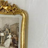 Maxbell Ornate Picture Frame Tabletop Display Mirrored Home Decor Luxury Retro Style