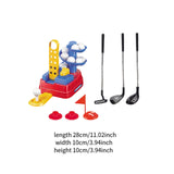 Maxbell Kids Golf Club Set Tees and Flags Retractable Clubs for Parks Indoor Outdoor