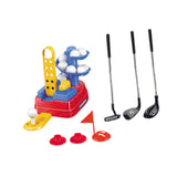 Maxbell Kids Golf Club Set Tees and Flags Retractable Clubs for Parks Indoor Outdoor