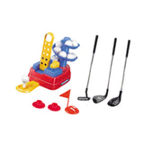 Maxbell Kids Golf Club Set Tees and Flags Retractable Clubs for Parks Indoor Outdoor