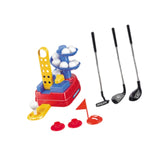Maxbell Kids Golf Club Set Tees and Flags Retractable Clubs for Parks Indoor Outdoor