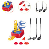 Maxbell Kids Golf Club Set Tees and Flags Retractable Clubs for Parks Indoor Outdoor