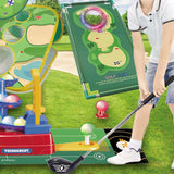 Maxbell Kids Golf Club Set Tees and Flags Retractable Clubs for Parks Indoor Outdoor