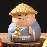 Maxbell Small Figure Sculpture Collectible Resin Ornament for Study Room Indoor Home 5.9x5.7x6.6 cm Blue