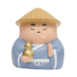 Maxbell Small Figure Sculpture Collectible Resin Ornament for Study Room Indoor Home 5.9x5.7x6.6 cm Blue