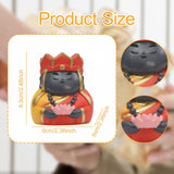 Maxbell Small Figure Sculpture Collectible Resin Ornament for Study Room Indoor Home 6x6x6.3 cm Red