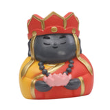 Maxbell Small Figure Sculpture Collectible Resin Ornament for Study Room Indoor Home 6x6x6.3 cm Red