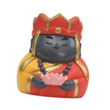 Maxbell Small Figure Sculpture Collectible Resin Ornament for Study Room Indoor Home 6x6x6.3 cm Red