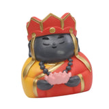 Maxbell Small Figure Sculpture Collectible Resin Ornament for Study Room Indoor Home 6x6x6.3 cm Red