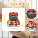 Maxbell Small Figure Sculpture Collectible Resin Ornament for Study Room Indoor Home 6x6.2x6.3 cm Red