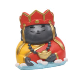 Maxbell Small Figure Sculpture Collectible Resin Ornament for Study Room Indoor Home 6x6.2x6.3 cm Red