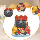 Maxbell Small Figure Sculpture Collectible Resin Ornament for Study Room Indoor Home 6x6.2x6.3 cm Red