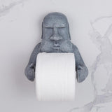 Maxbell Moai Statue Toilet Paper Holder Sculpture Compact Decoration for Office Home
