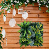 Maxbell Grass Wall Panel Privacy Hedge Screen for Patios Backyard Wedding Background