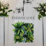 Maxbell Grass Wall Panel Privacy Hedge Screen for Patios Backyard Wedding Background