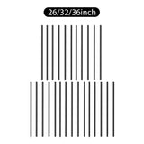 26Pcs Deck Balusters Round Sturdy with Screws Heavy Duty Deck Stair Spindles 26inch