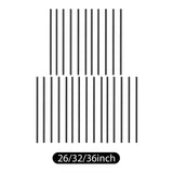26Pcs Deck Balusters Round Sturdy with Screws Heavy Duty Deck Stair Spindles 26inch