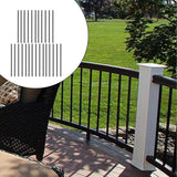 26Pcs Deck Balusters Round Sturdy with Screws Heavy Duty Deck Stair Spindles 32inch
