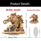 Maxbell 2D Acrylic Sign Accent Artwork Table Decoration for Desk Holiday Living Room