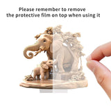 Maxbell 2D Acrylic Sign Accent Artwork Table Decoration for Desk Holiday Living Room