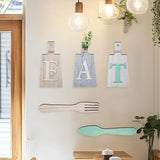 Maxbell 5Pcs Decorative Hanging Wooden Letters Room Farmhouse Rustic Wood Decoration A