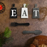 Maxbell 5Pcs Decorative Hanging Wooden Letters Room Farmhouse Rustic Wood Decoration D
