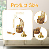Maxbell Incense Burner Art Easy to Clean Metal Home Decor for Tabletop Hotel Parties with Clip